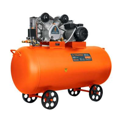 Compresor de aire de 240 lts, horizontal Truper