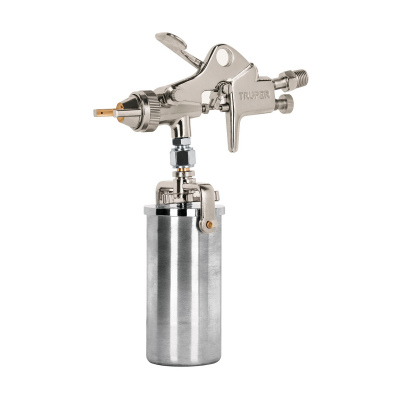 Pistola compacta p/retoque HVHP vaso alum, 1.5 mm, Truper