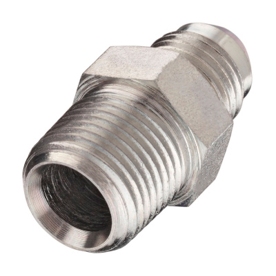 Adaptador serie 2404- JIC 37 Dixon NPT macho hidráulico de acero galvanizado