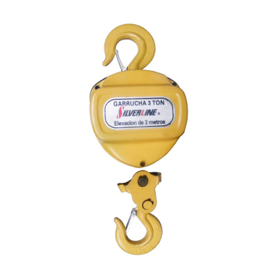 Garrucha De Cadena De 5.0 Tonelada, Cadena De 3 Mts. Silverline
