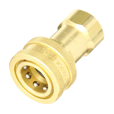 Cople Dixon 4HF4-B, latón, ISO-B, conexión hidráulica intercambiable, acoplador, 1/2