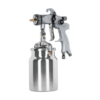 Pistola p/pintar succión HVLP vaso aluminio, 1.4 mm, Truper Expert