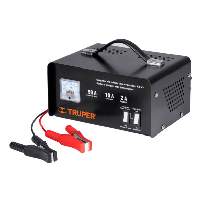 Cargador c/arrancador de 50 A para baterías de 12 V, TRUPER