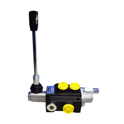 VALVULA HIDRAULICA DOBLE ACCION 1 PALANCA