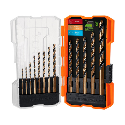 Juego de 13 brocas HSS para metal en estuche, Truper Expert