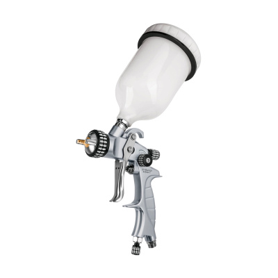 Pistola p/pintar gravedad LVMP vaso plástico, 1.4 mm, Expert