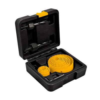 Juego de 12 brocasierras, 2 mandriles y llave allen, Pretul