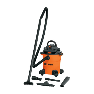 Aspiradora/sopladora de sólidos y líquidos, 5 gal, plástica