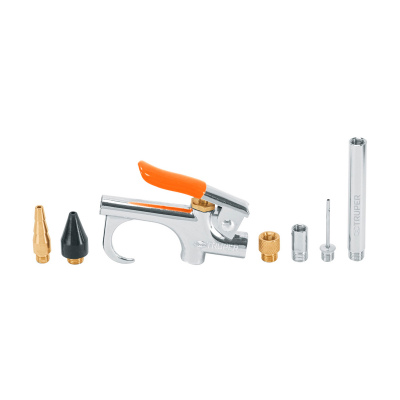 Juego de pistola sopleteadora con 2 boquillas y 4 accesorios Truper