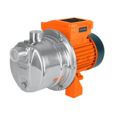 Bomba electrica tipo jet para agua, acero inoxidable, 1/2 HP