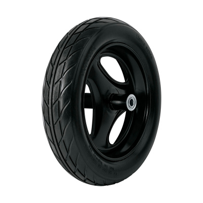 Llanta completa imponchable 16", incluye eje y baleros