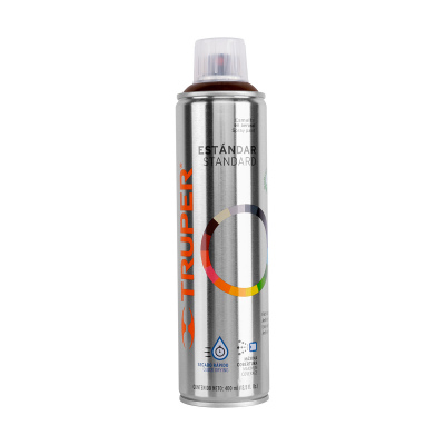 Pintura en aerosol Truper, tabaco, bote esbelto, 400 ml