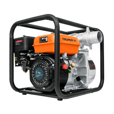 Motobomba autocebante 3" x 3" a gasolina 7 HP, TRUPER