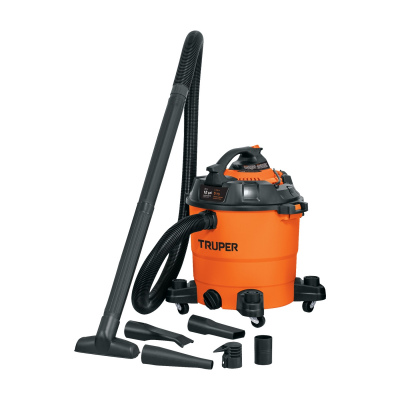 Aspiradora sopladora de sólidos y líquidos, 12 gal, plástica