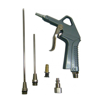 Pistola Sopleteadora Con 3 Boquillas Silverline