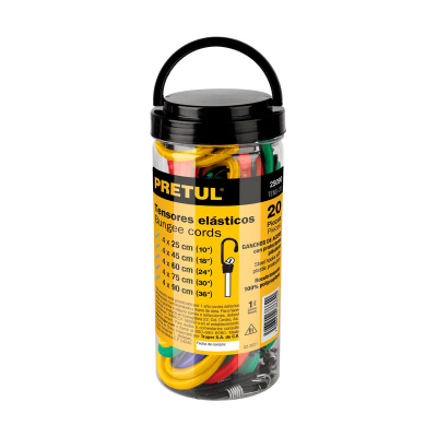 Juego de 20 tensores elásticos, Pretul