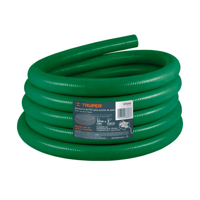 Metro manguera rígida 2" succión para motobomba, rollo 30 m