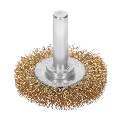 Carda circular 1-1/2" alambre fino para taladro, Truper